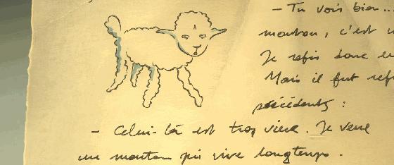 《小王子》之中英法译本（四）飞行员撒哈拉沙漠中为小王子画羊