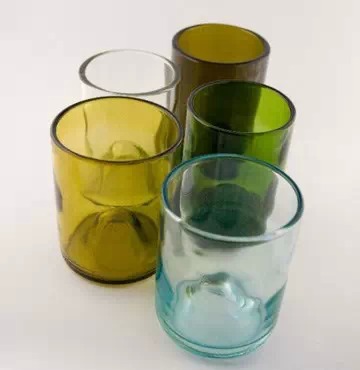 红酒瓶改造花瓶画,红酒瓶摆件