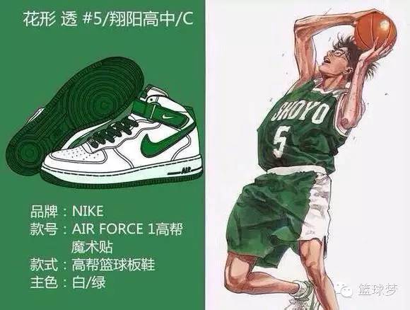 《灌篮高手》各大球鞋大集合