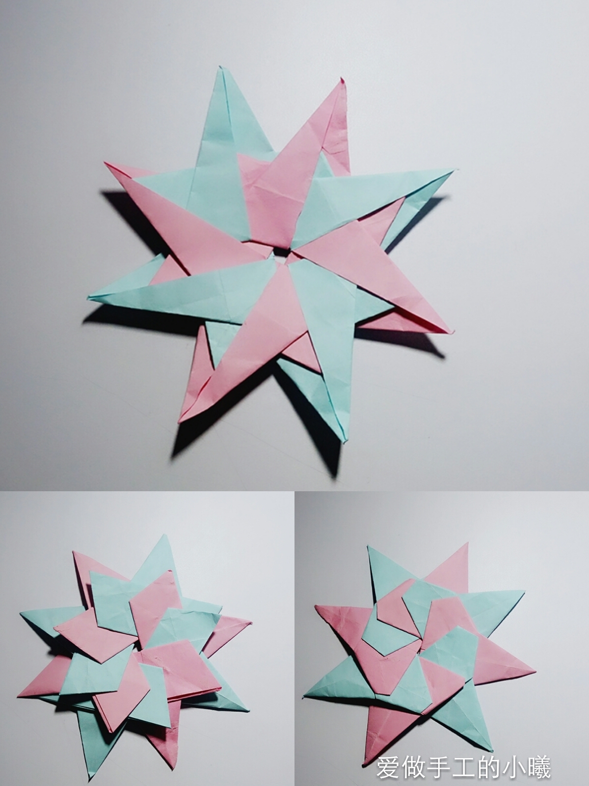 回旋飞镖折纸简单版,折纸风火轮飞镖方法