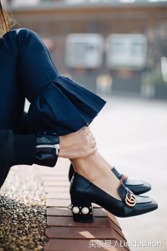 粗跟鞋怎么搭配显白显瘦,显高显瘦显腿长粗跟马丁靴