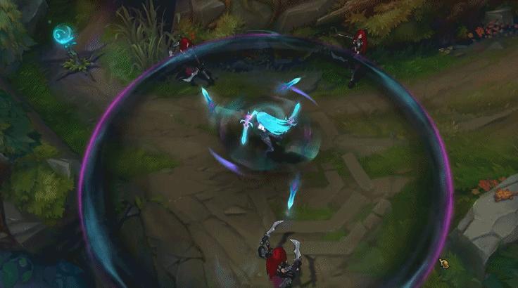 卡特琳娜貂蝉炫金莲华特效,lol卡特琳娜破败军团皮肤