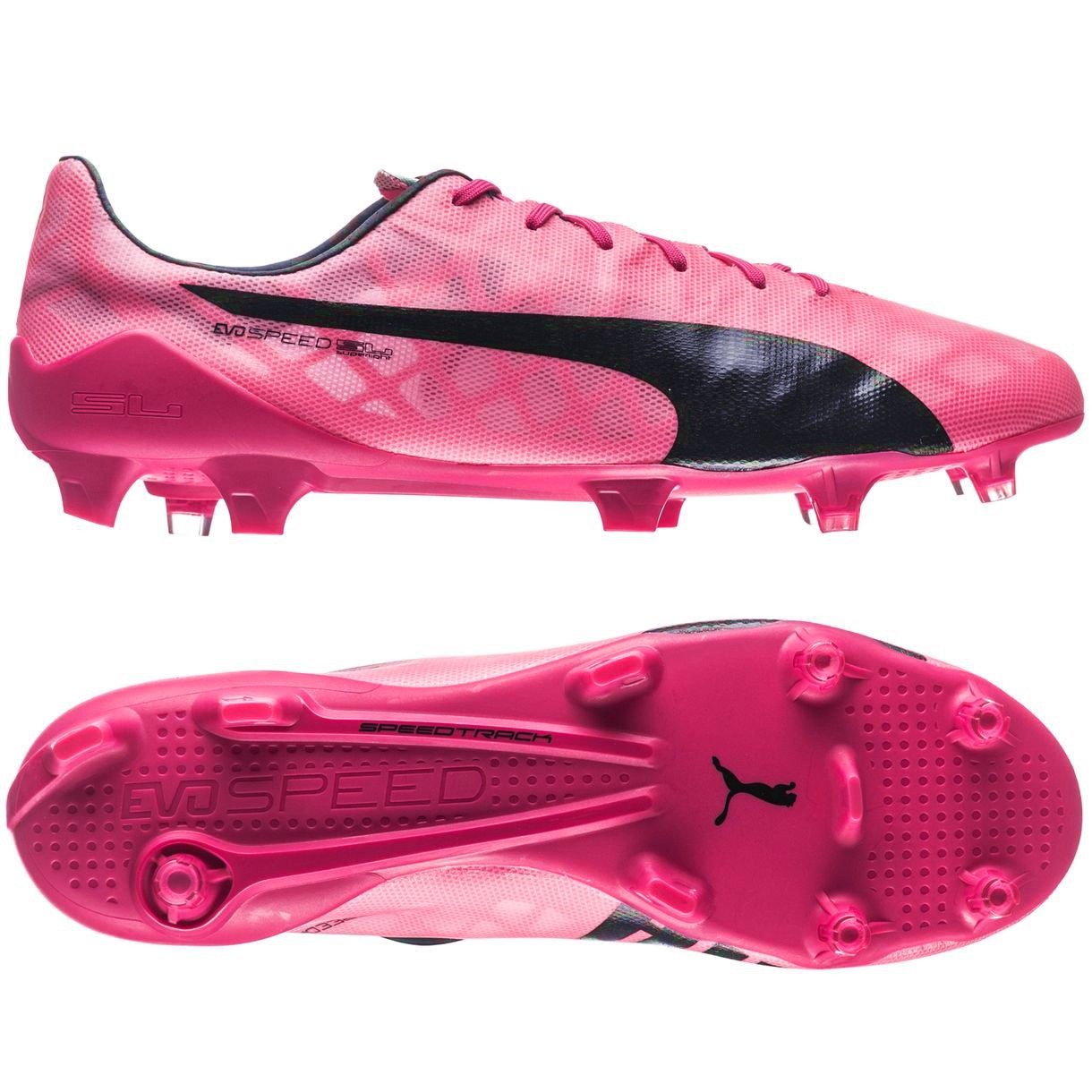 粉色足球鞋高帮全部都是粉红的,好看且实战好的足球鞋