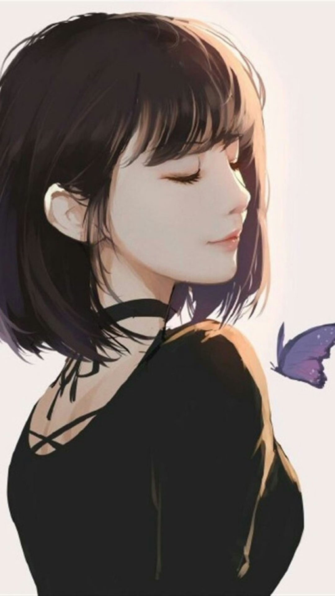 锁屏和桌面壁纸一套唯美,4k佛系唯美意境黑色锁屏壁纸