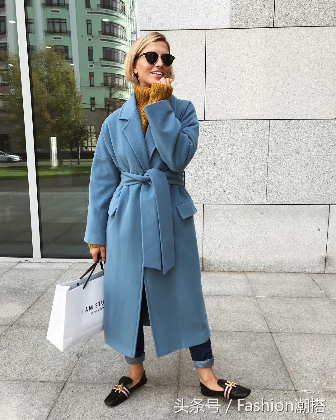 毛呢大衣过冬里面穿什么,保暖又好看的呢大衣搭配