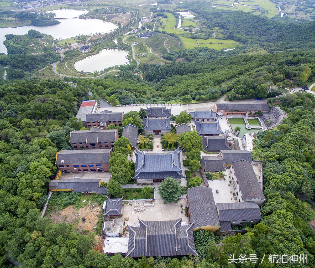 航拍张家港香山,张家港香山全景今日航拍视频