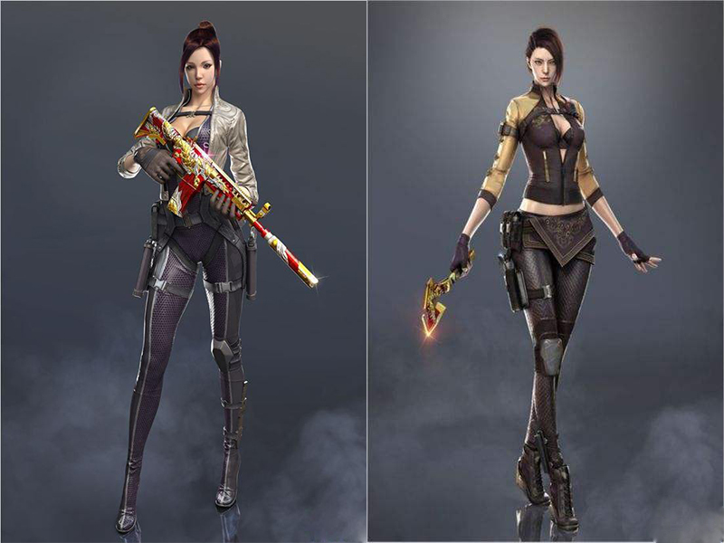 cf战术攻防女角色被打倒合集,盘点cf端游所有女角色