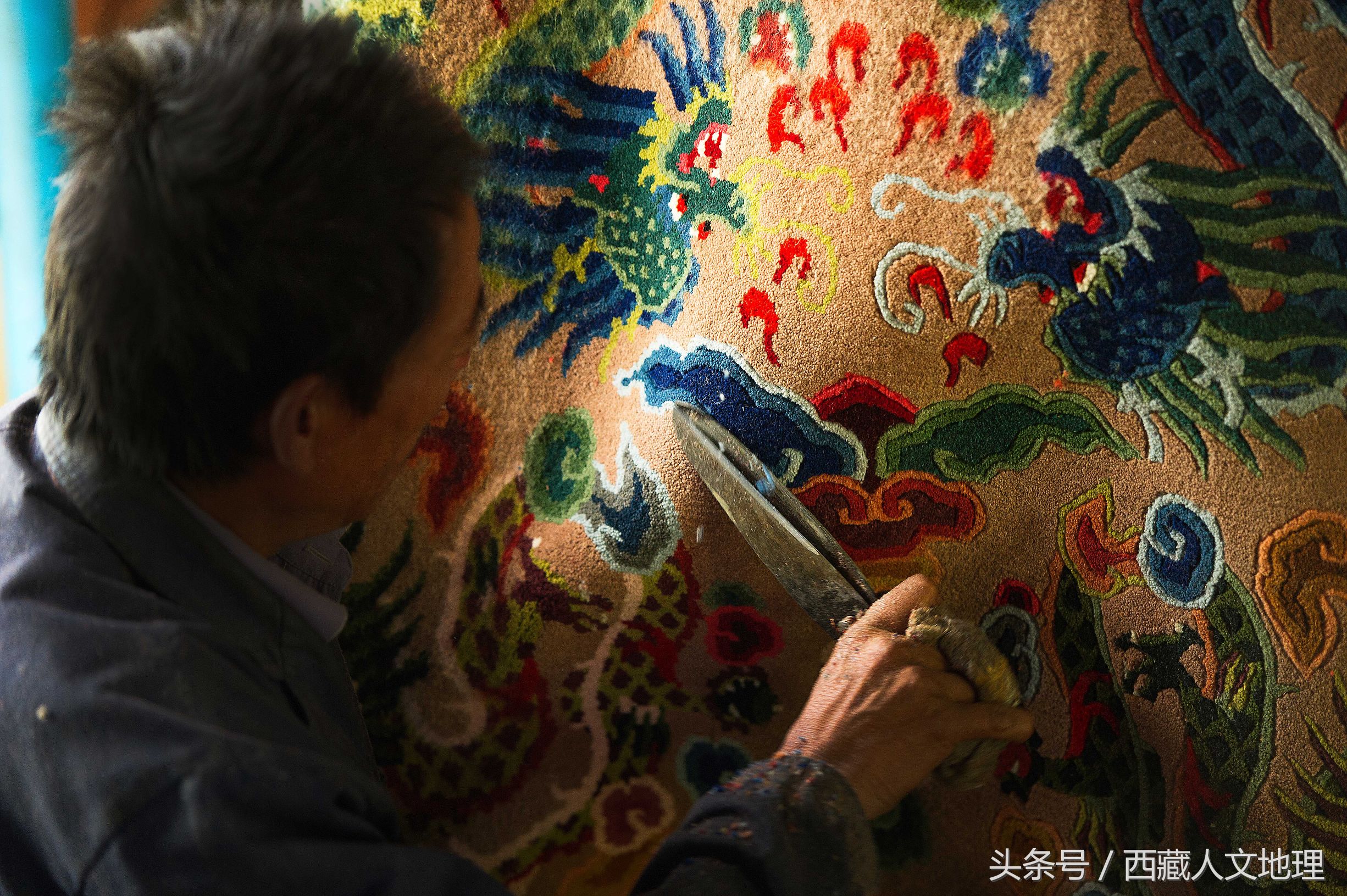 编织波斯地毯,编织西欧风情地毯