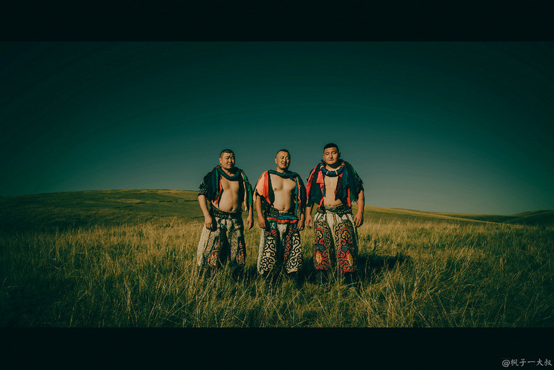 草原金秋美景图片,蓝天白云大草原的美图