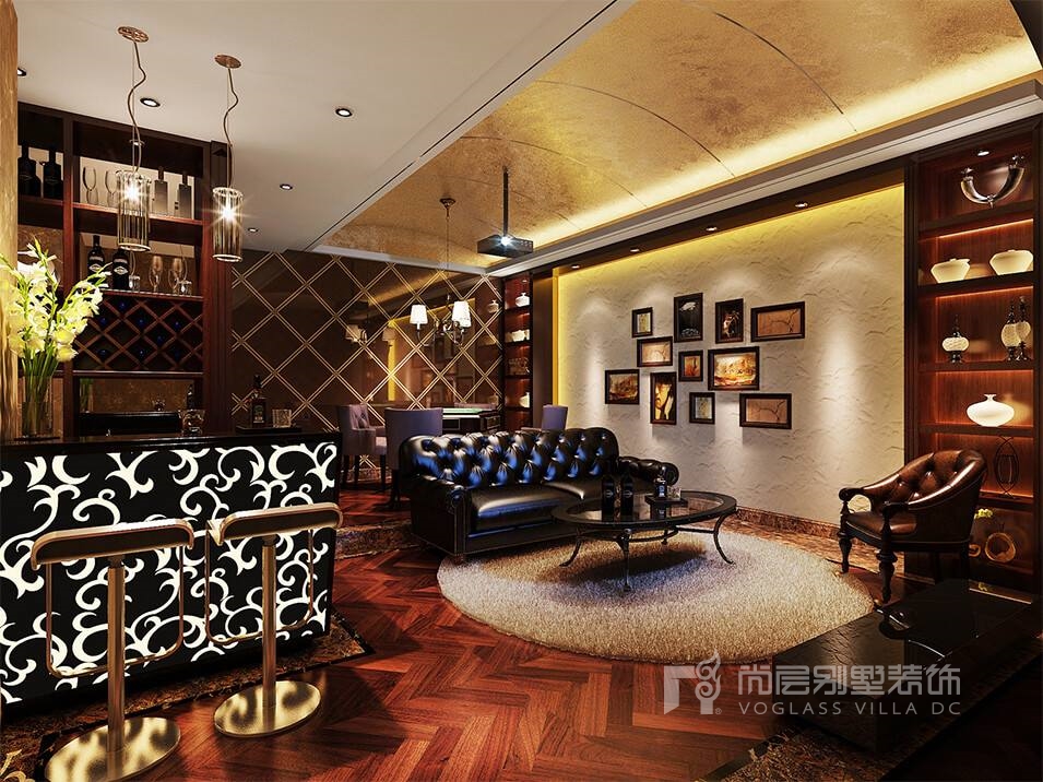 华贸铂金墅北京地下室,铂金墅装修实景