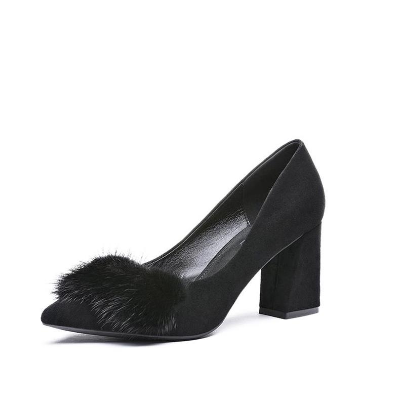 超软毛毛鞋保暖外穿,冬季必备毛毛鞋时尚百搭又保暖