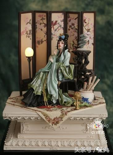 这些手办都能舔，中国蛋糕大神用古风作品夺得世界大赛金奖