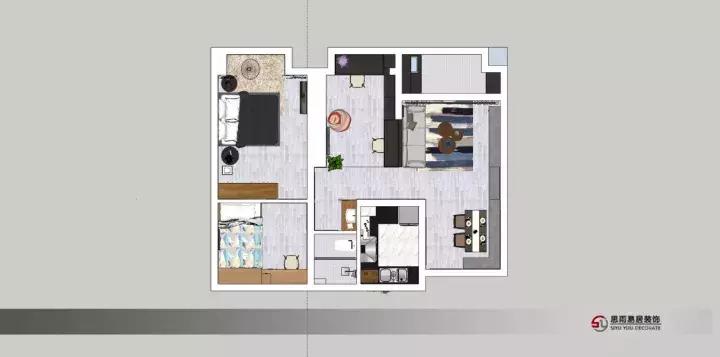 华建art上院107平米样板房,华建上院143平方装饰效果图