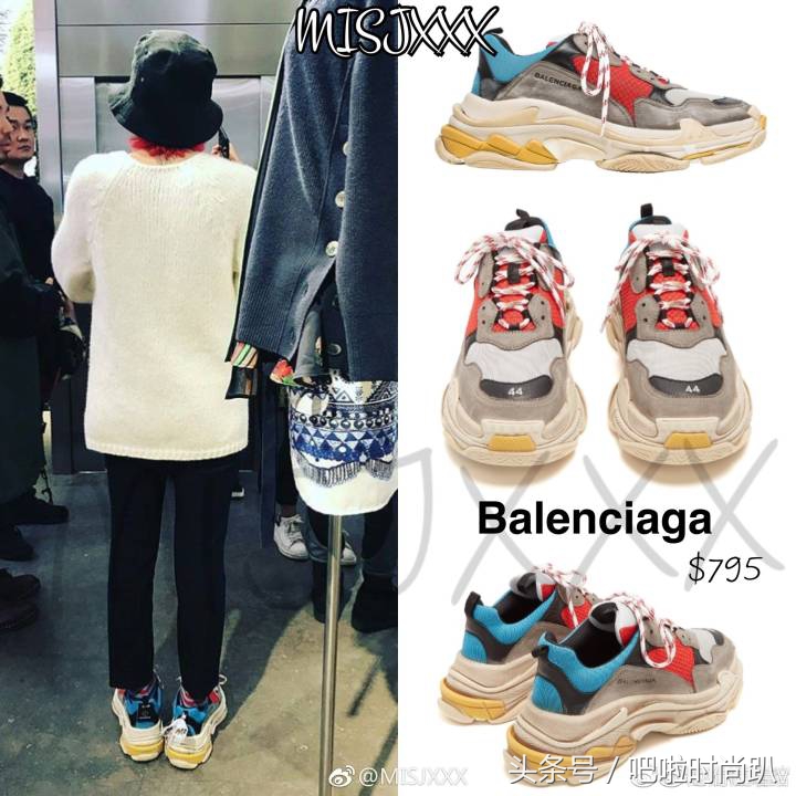 赵丽颖机场同款白色运动鞋,赵丽颖穿高帮鞋子