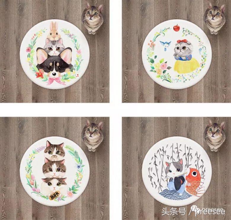 北京｜爱猫却不能亲近，于是她画出了一群萌猫