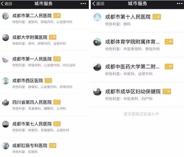 成都市三甲医院特色科室,四川成都三甲医院挂号预约