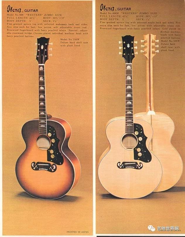 日本民谣吉他品牌大全,日本吉他老牌子