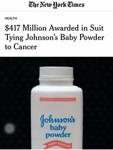 强生爽身粉再次因致癌败诉，到底该不该给宝宝用爽身粉？