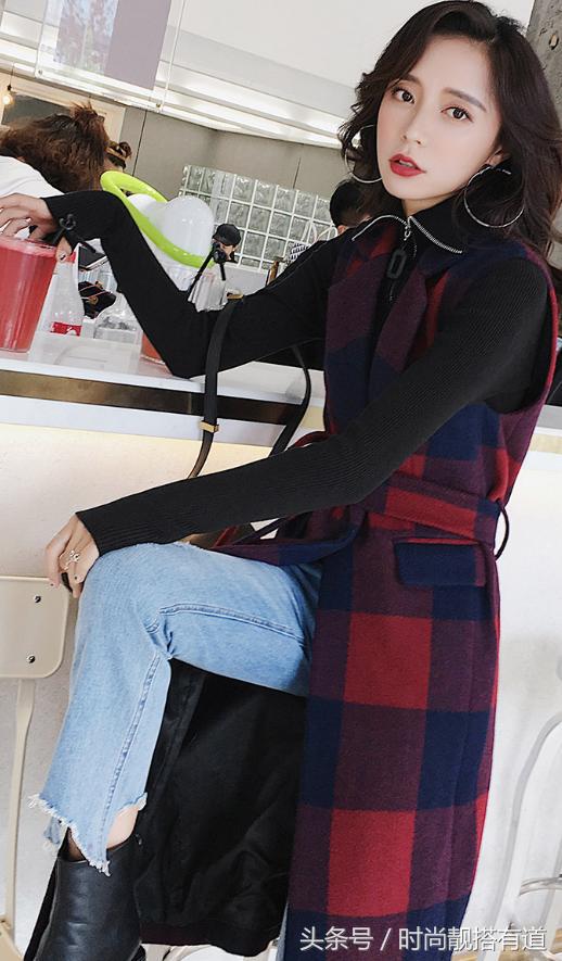 秋冬的必备时尚款式马甲不撞衫,时髦洋气中长款马甲