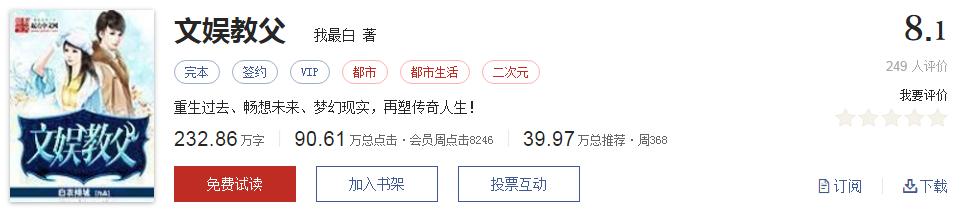 50大公认网络小说神作,网络评分最高小说20部