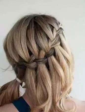 编辫子的编发教程简单,瀑布辫子制作方法