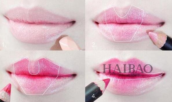 m唇怎么涂出好看的唇型,好看的唇型怎么p