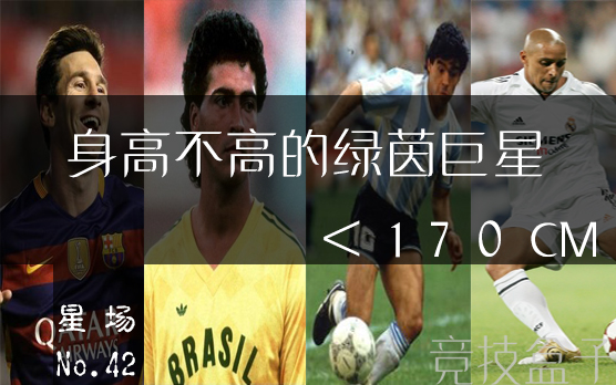 足坛十大矮个巨星,绿茵场巨星大全
