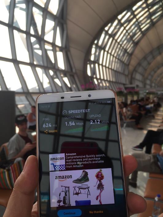 亿点上网卡泰国试用报告：飞到哪里都不断网