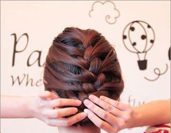 12-15岁大童编发鱼尾辫,简单时尚的鱼尾辫编发