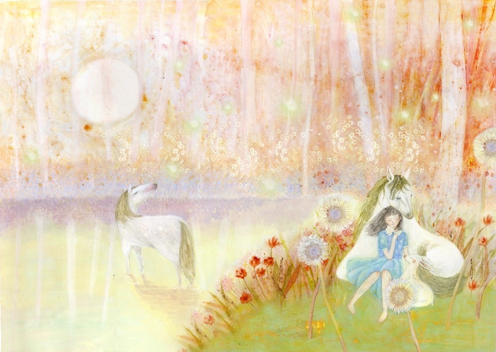 明明可以靠颜值却偏偏靠才华画画,明明能靠颜值非要靠画画