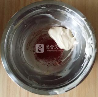 红曲蛋糕,可可纸杯拉花蛋糕