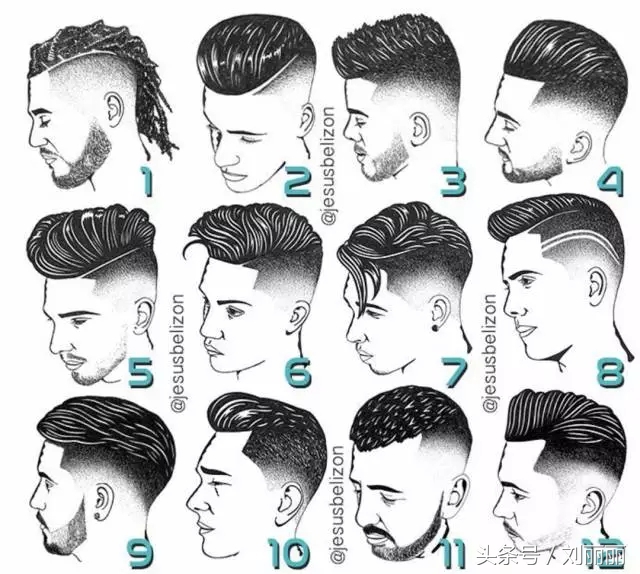 推荐男士十大发型,中年男士白发多剪什么发型好