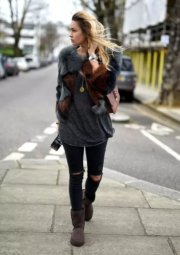 ugg时髦,ugg穿搭很潮却很土