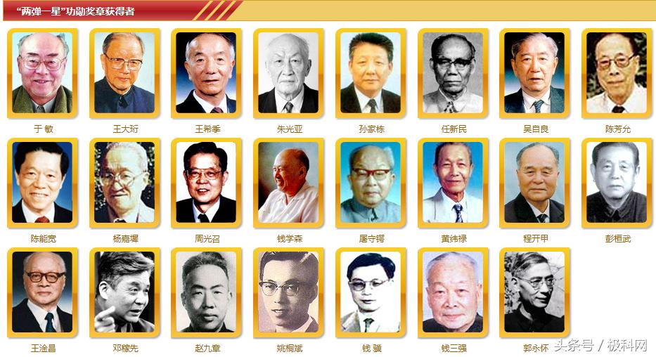 两弹一星功勋奖章获得者名单,23位两弹一星功勋人物贡献多大