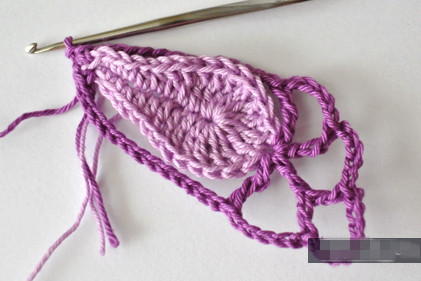 蝴蝶耳环项链的钩编教程,蝴蝶帽子的钩编方法第一部分