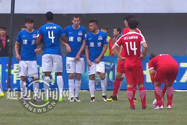 中超3-0延边集锦,延边中超首场比赛