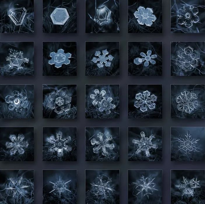 历时8年用微距镜头拍摄的雪花,超级微距拍摄雪花