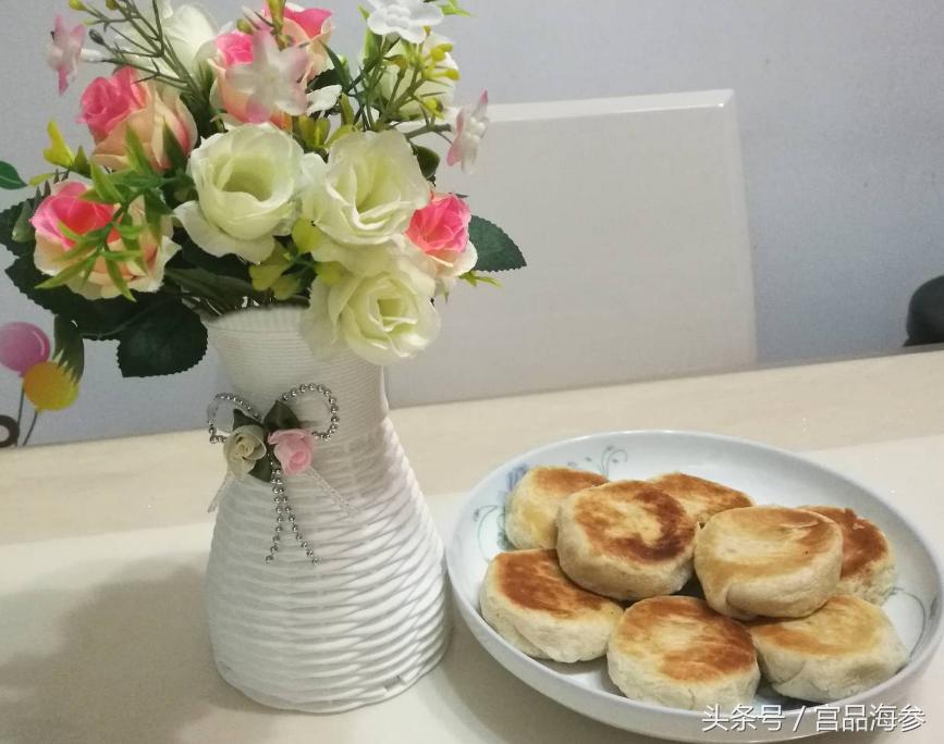 酥掉渣的绿豆饼怎么做,自制绿豆酥饼