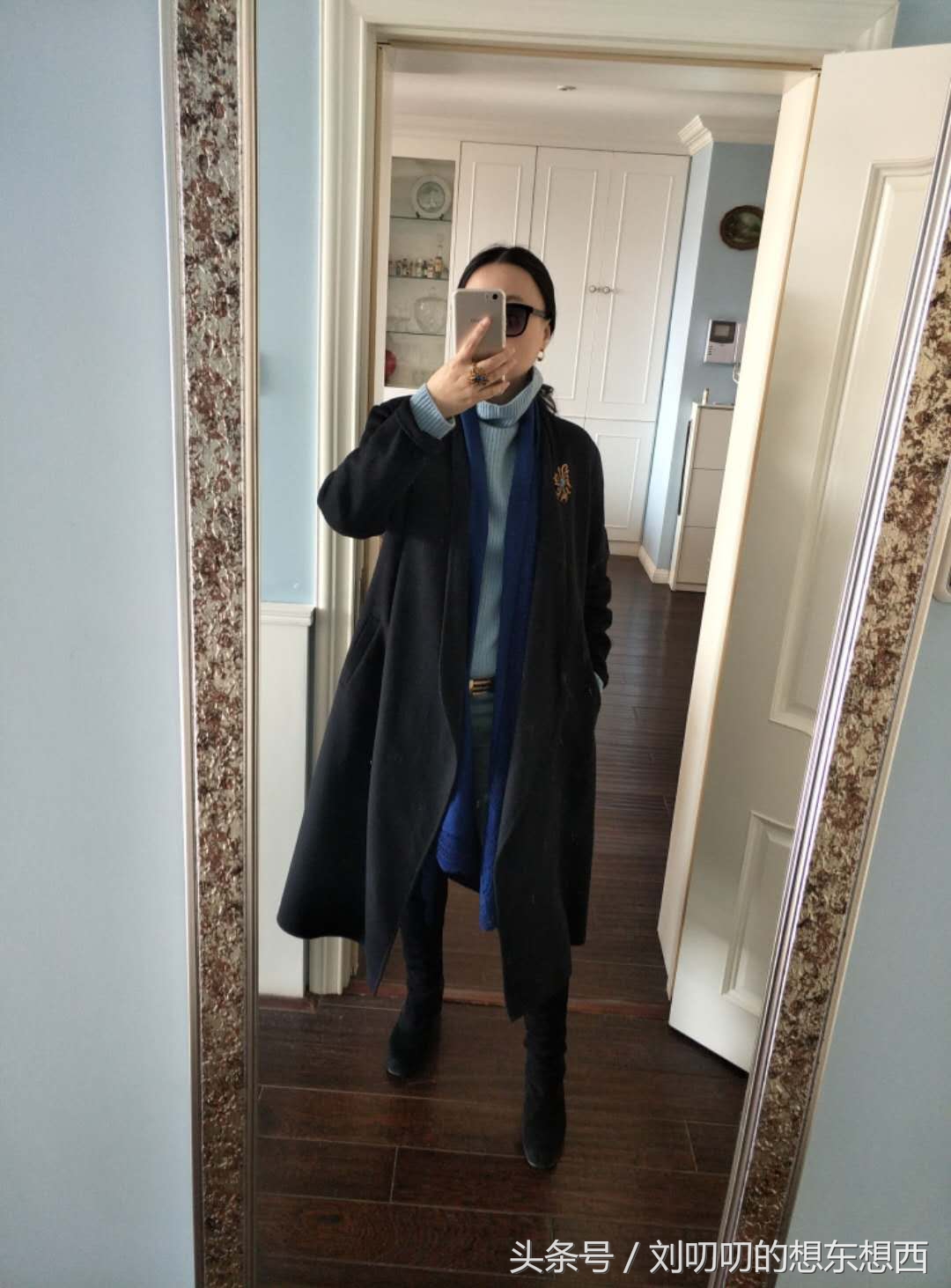 黑look搭配轻松随意,一日一look内搭图片