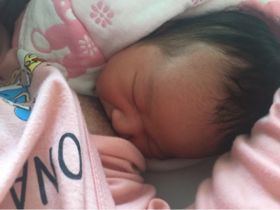 39周超快顺产男孩,4.6斤的宝宝顺产侧切