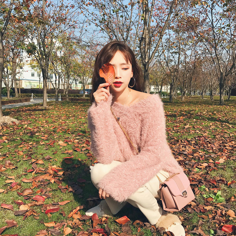 小清新毛衣流苏,小清新毛衣款式图