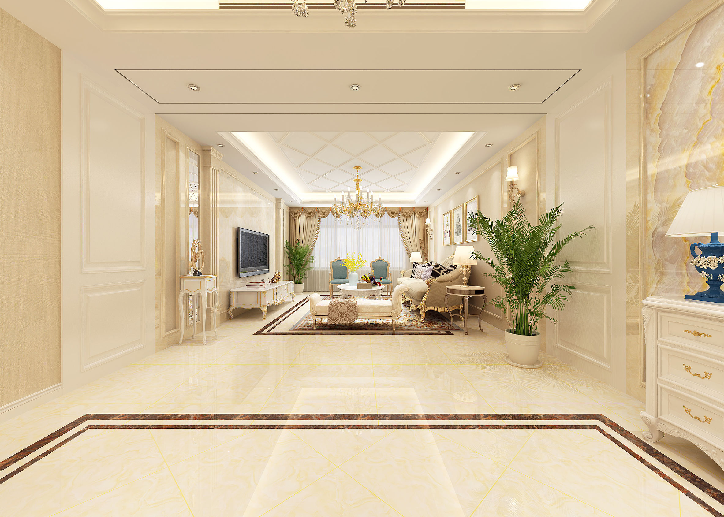 臻湾雅筑146平方装修设计,鹤壁铂金名筑96平方的装修风格