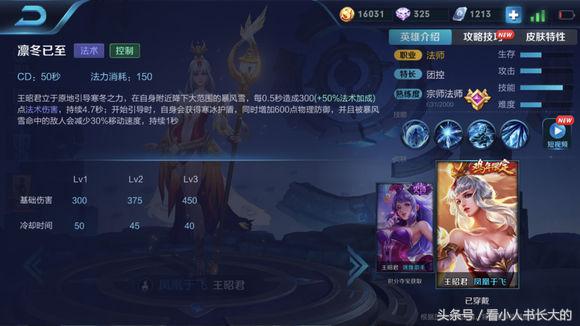 王者荣耀王昭君冻出最好看的东西,王者荣耀游戏中王昭君怎么出装备