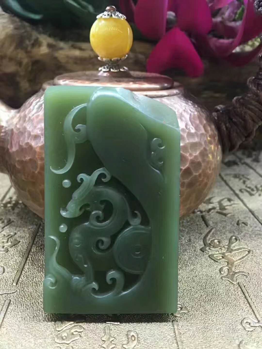 玉雕凤凰图案设计图,玉雕望女成凤的图案