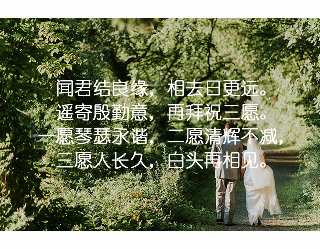 最美祝婚词,让人惊艳的祝婚词