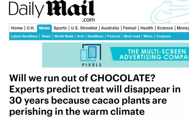 巧克力能不能治痛经,三十年后吃不到巧克力了