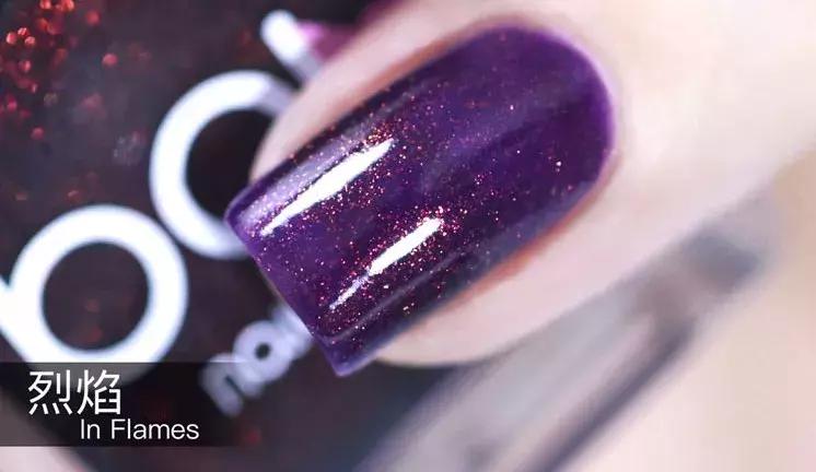 红色挑心系列美甲,明星同款纯色美甲推荐