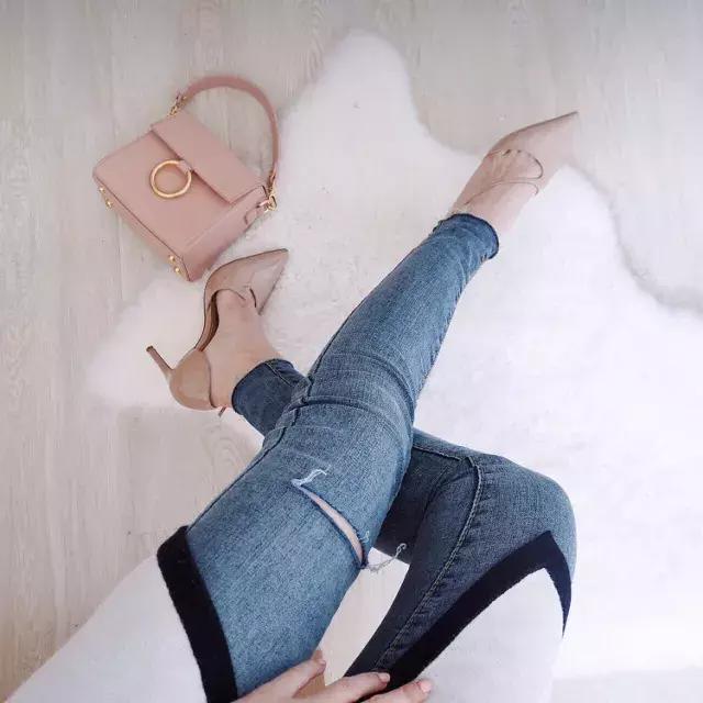 韩国小众蓝色包,韩国小众包