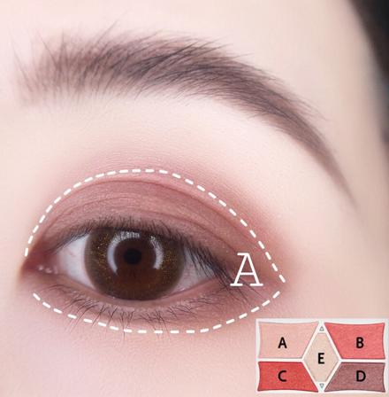 canmake眼影14号画法,100天眼影盘挑战