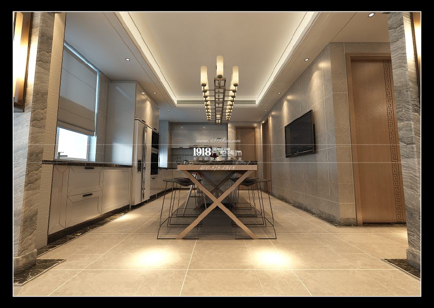 尚景新世界435平米样板间,尚景新世界435平大平层